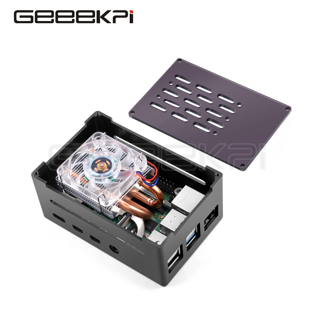 Argon One V3 M.2 Nvme Case - GeeekPi Aluminiowa obudowa z czarną skorupą