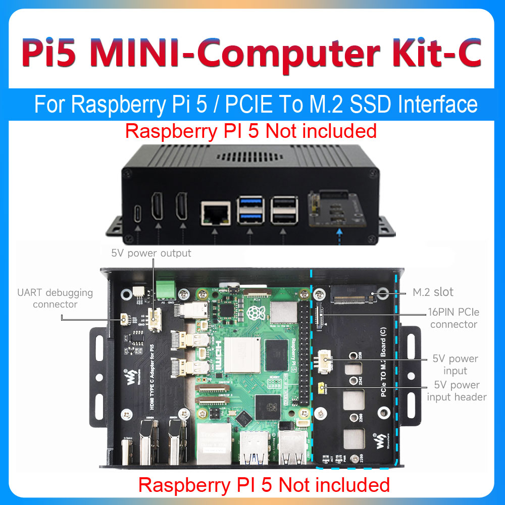 Raspberry Pi 5 Box Case Kit-C  – Argon One V3 M.2 Nvme Case recenzja i cena